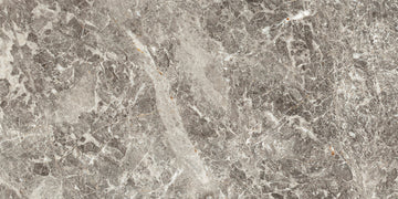 Baldosa de mármol gris Tundra para pared y piso de 6x12