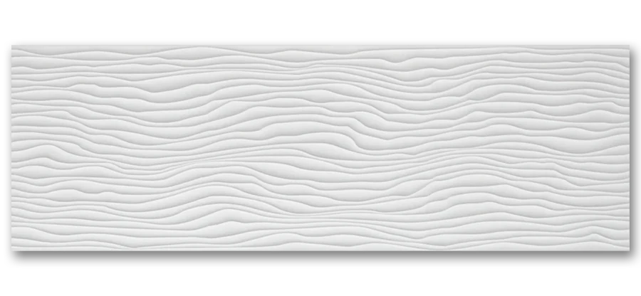 Tissue White 16”x48” Ceramic Wall Tile