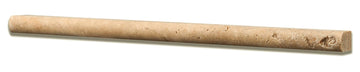 Revestimiento de lápiz pulido con travertino de nogal Baldosa de moldura 1/2x12