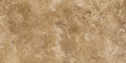 Walnut Travertine Honed Deep Beveled Wall Tile 3x6"