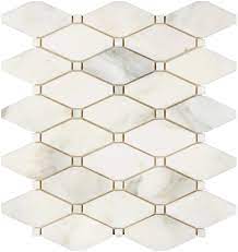 Calacatta Oliva Marble Mosaic - 3/8 P-