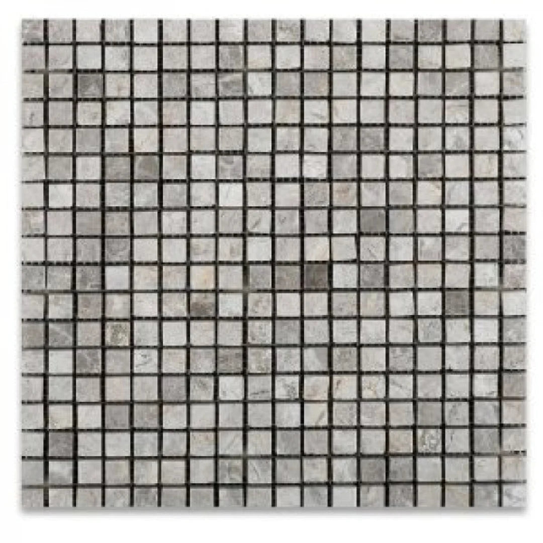 Atlantic Gray Square Mosaic Tile 5/8" x 5/8"